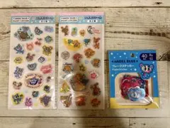 セリア　エンジェルブルー　エポキシシール　フレークシール　セット