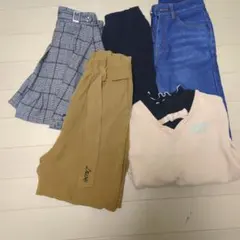 女子150㌢ スカート、ボトムス その他5点セット売り