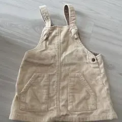 ZARA コーデュロイジャンバースカート 12-18ヶ月