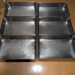 高級 SUS304 18-8ステンレスバット 5枚 システムバット 小 業務用 