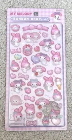マイメロディ ボンボンドロップ シール