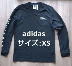 adidas ブラック 長袖カットソー
