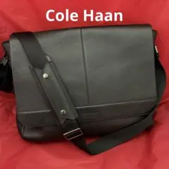 Cole Haan☆レザー メッセンジャーバッグ ブラック 未使用品のサムネイル