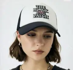 black eye patch トラッカーキャップ ホワイト/ブラック black eye patch トラッカーキャップ ホワイト/ブラック