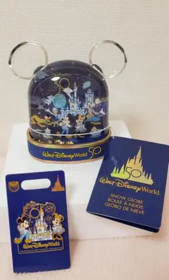 ディズニー　WDW 50周年　スノードーム　限定　完売品　新品未開封 Amazon.co.jp: ディズニーワールド WDW 50周年 スノードーム