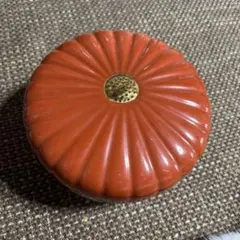 M250 未使用品 橘吉 蓋つき煮物椀 紅白 小鉢 蓋物