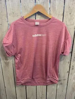 □adidas neo ピンク　レディース　スポーツ用　tシャツ