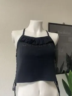 【お値下げ中】adidas リメイク ラインストーンロゴキャミソールのサムネイル