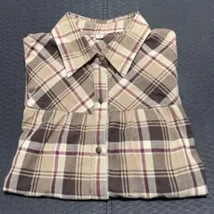 ユニクロ　チェックシャツ　　XL