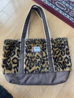 希少❤️PARROTT CANVAS レオパード柄 トートバッグ