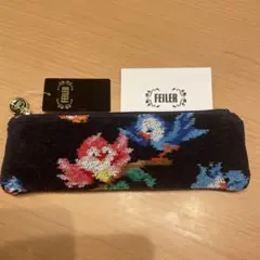 FEILER 鳥の刺繍 筆箱のサムネイル