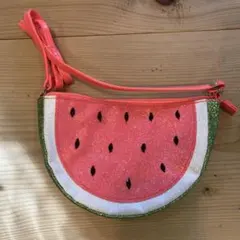 スイカデザイン グリッターポシェット　H&M