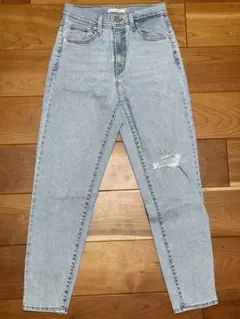 Levi's ハイウエストマムジーンズ　デニム　26インチ