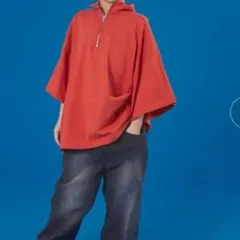 ハーフジップ　トップスのサムネイル