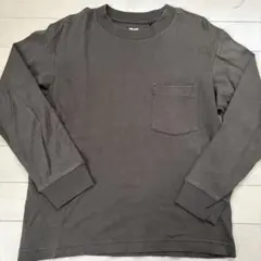 UNIQLO U 長袖カットソー 140 ダークブラウン
