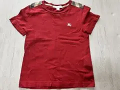 Burberry キッズTシャツ レッド 4Y