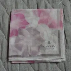 新品 未使用 LANVIN 大判 ハンカチ