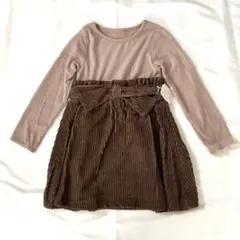コーデュロイワンピース　130 新品タグ付き
