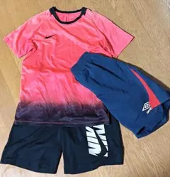 サッカー　ゲームシャツ　ショートパンツ　まとめ売り　NIKE　umbro