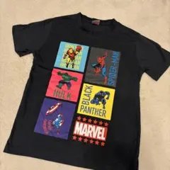 MARVEL マーベル Tシャツ ブラック 140のサムネイル