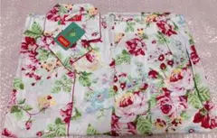 新品】KENZO HOMME 長袖パジャマ 上下セット 花柄 ブルー Mサイズ