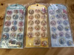 サンリオ　カプセルポップシール　3種　日焼けキティ　シナモン　ポムポムプリン