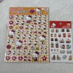 韓国ダイソーHello Kitty シールセット