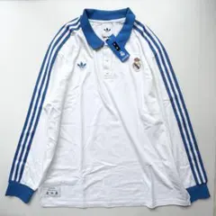 新品 アディダスオリジナルスadidas レアルマドリード長袖ポロシャツXLのサムネイル