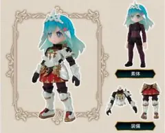 勇者の娘　最終決戦覚醒ver. と装備一式　ガシャポンクエスト　オンライン4弾