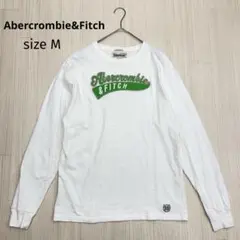 ◆ Abercrombie&Fitch ロゴワッペン 長袖 ロンT カットソー