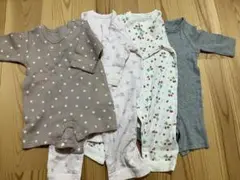 ロンパース・カバーオール４枚セット 70〜80cm