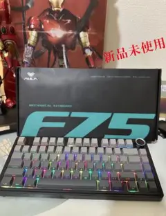 AULA F75 キーボードライトグレー　新品未使用