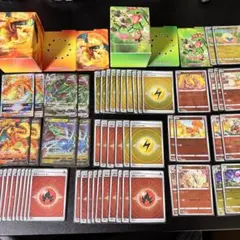 リザードンVSTAR vs レックウザVMAX デッキパース＋ケース