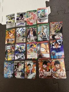 ミラバト　ワンピース超Ω 、Ω、P まとめ売り ミラバト ワンピース 超Ωレア他まとめ売り ワンピース ミラクル