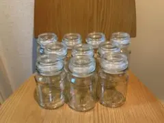 モッコナコーヒー ガラス瓶 10個セット 空き瓶 保存容器 パッキン