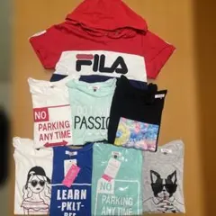FILA PINK-LATTE Tシャツ ８点まとめ売り⭐︎165cm⭐︎