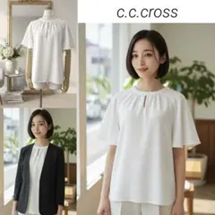 たえまけゆ 様専用 c.c.cross 半袖 ブラウス 通勤 オフィス