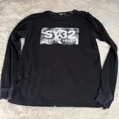 SY32 by SWEET YEARS ロングスリーブTシャツ 黒 Lのサムネイル
