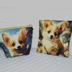 ポーチ&ガーゼハンカチセット