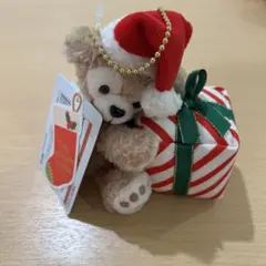 ぬいぐるみバッジ　ダッフィー　クリスマス