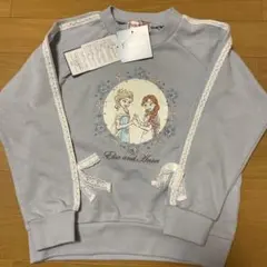 【新品タグ付】アナと雪の女王　トレーナー　120 アナエルサ　長袖　キッズ　刺繍