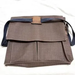 【月末値下】LOEWE ロエベ アナグラム ショルダーバッグ ブラウン チェックのサムネイル