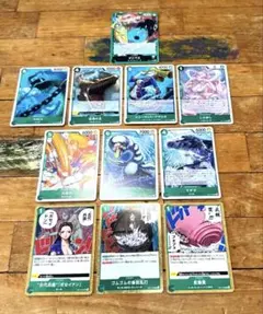 神速の拳　緑　デッキ　OP11-021 〜038 カードセット　ワンピースカード