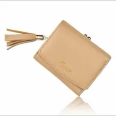 がま口付き 三つ折りミニ財布 コンパクト 6色展開