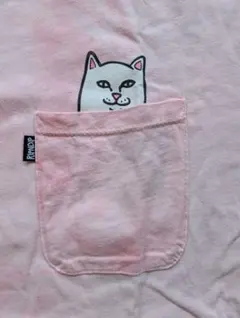 げ*ゃ様 ◆最終価格◆「RIPNDIP（リップンディップ）」 Tシャツ M ピンのサムネイル