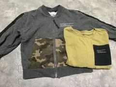 2点セット　THE SHOP TK 薄手ブルゾン・ロンTセット