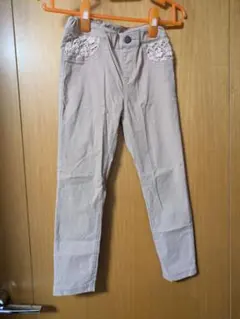 120cm西松屋レース付きストレッチパンツ