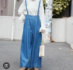 CIAOPANIC TYPY デニムサロペット　サスペンダー付き