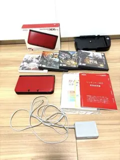 ニンテンドー3DS LL 赤 本体+ソフト4本