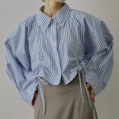 クロップド オーバーシャツ